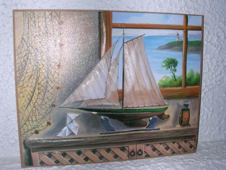 JE ME REMETS DOUCEMENT A MES TABLEAUX EN 3 D POUR TOI, POUR QUE TU PUISSES �TRE FIER DE TA MAMAN