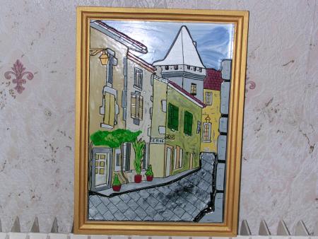 TU VOIS MON ANGE UN TABLEAU TOUT FAIT A LA MAIN PAR PAPA 