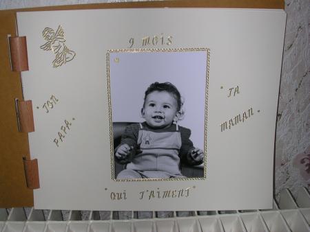  1ERE PAGE DE TON ALBUM MON ANGE TU ES SI BEAU