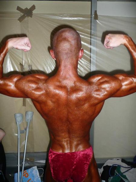 ARNAUDD  lors de ses poses au concours 