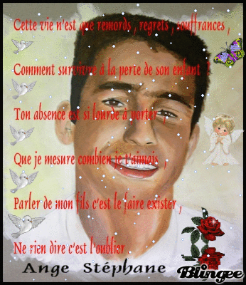 Mon Steph pour toi ce petit poeme pour te dire combien tu me manques et que je t'aime tr�s fort 