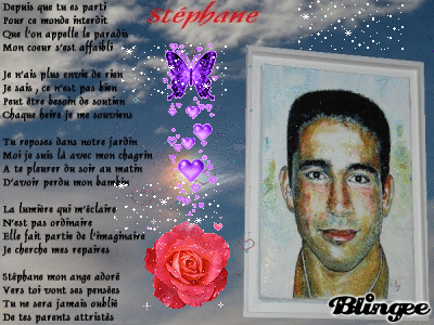   Pour toi mon poussin, papa � fait ce beau montage en incluant un po�me, que la vie sans toi est dur, donne nous la force d'avancer un peu je t'aime tant