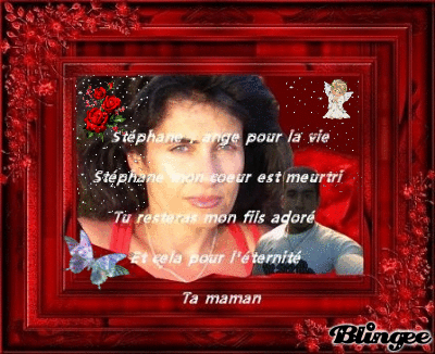   Les jours s'�coulent , tu ne reviens pas, tu es dans mon coeur de maman pour l'�ternit�